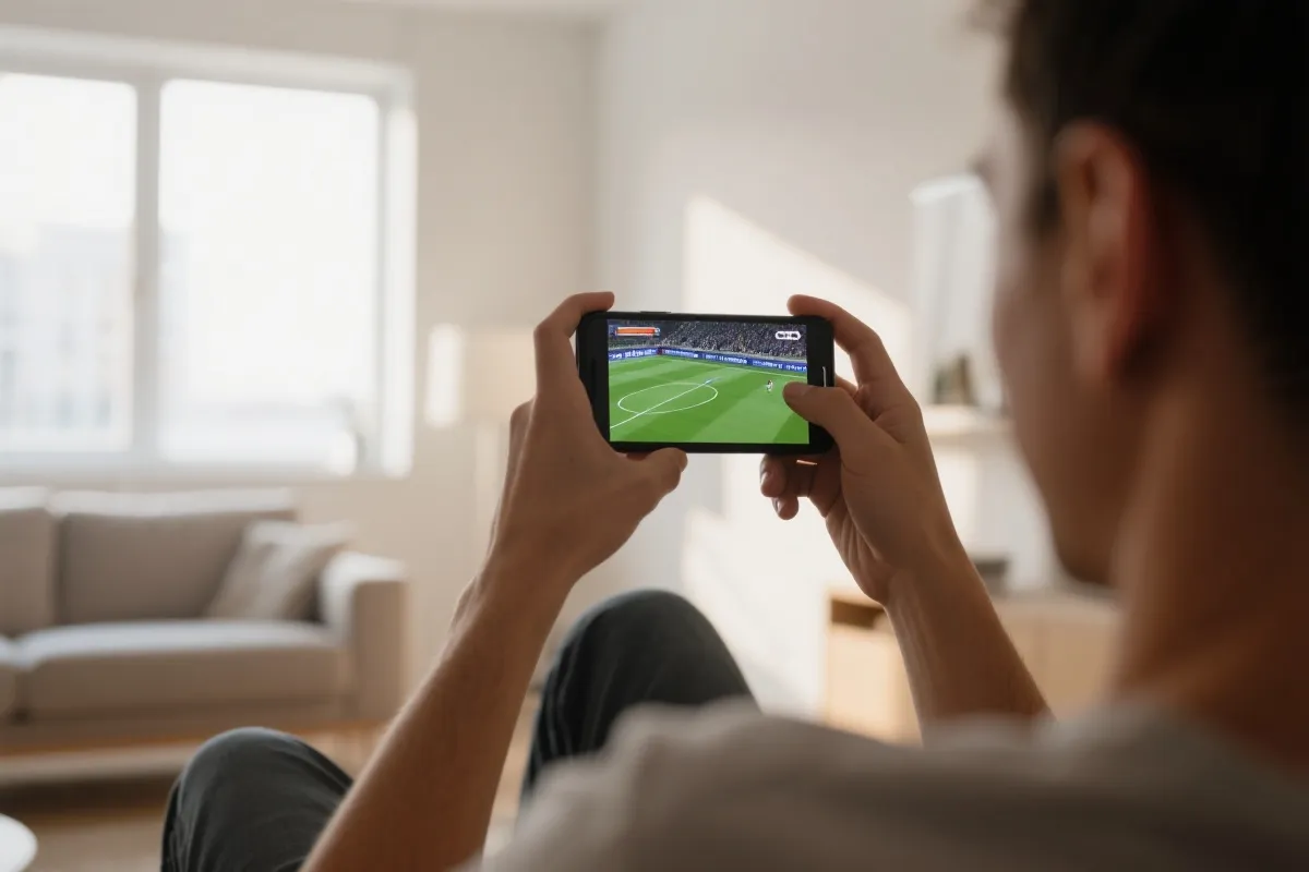 手机端观看世界杯直播的示意图